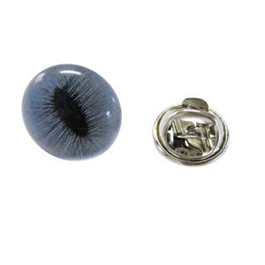 Blue Cat Eye Design Lapel Pin